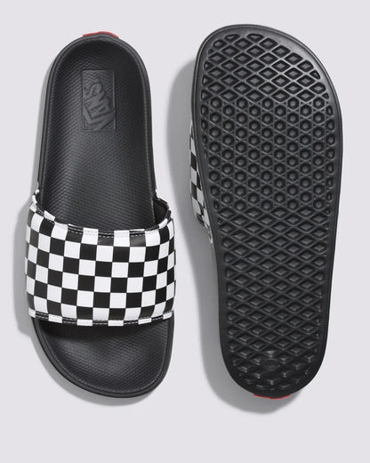 VANS // La Costa Slide On BLACK/WHITE CHECKERBOARD