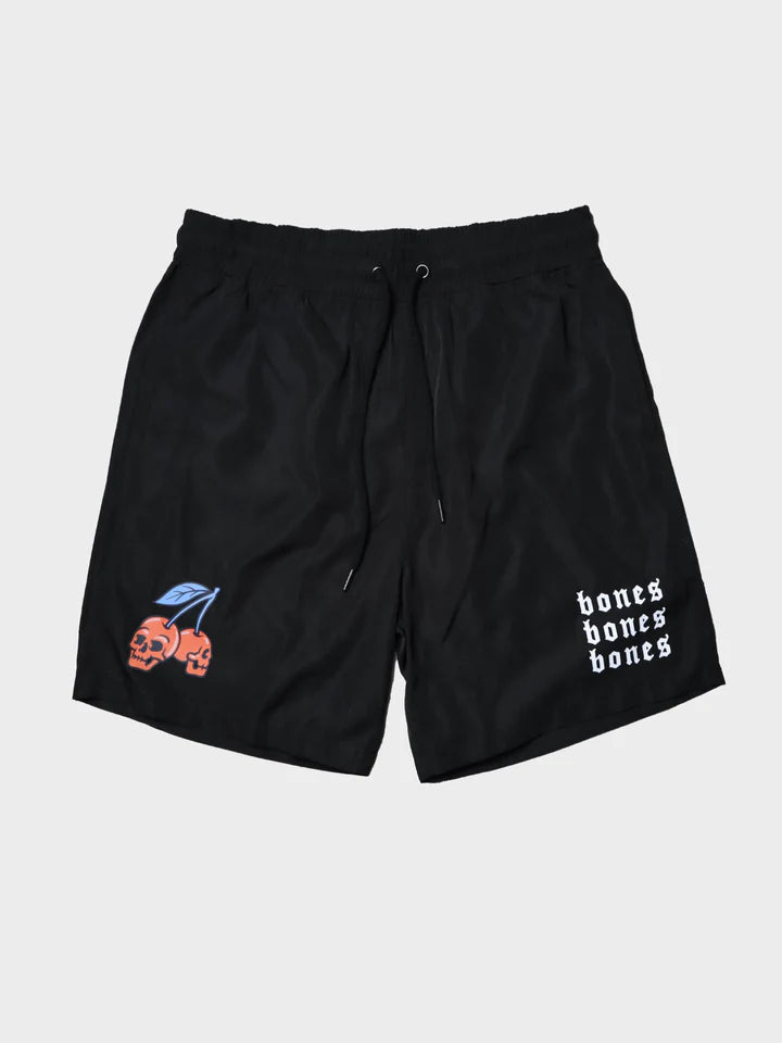 BILLY BONES // Cherry Bomb Swim Shorts BLACK