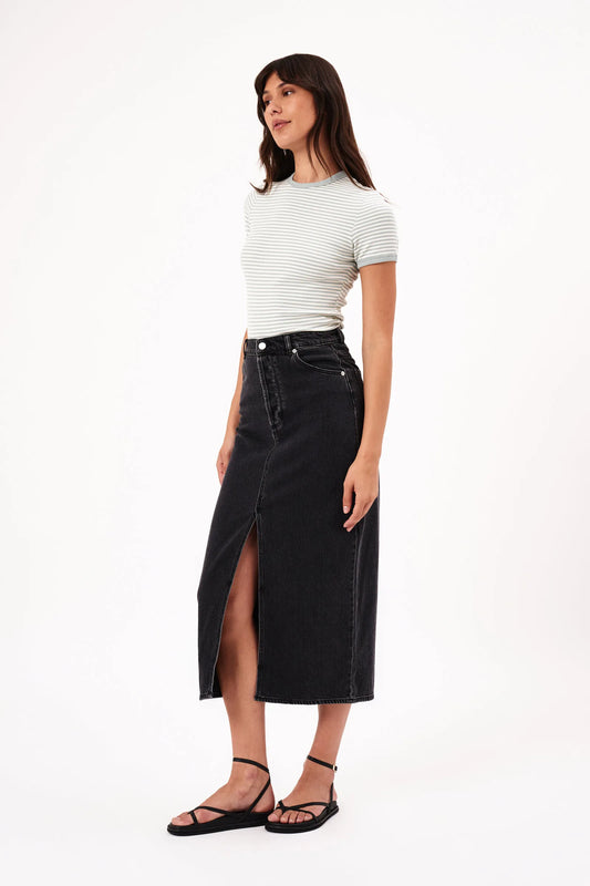 ROLLAS // Chicago Skirt ASH BLACK