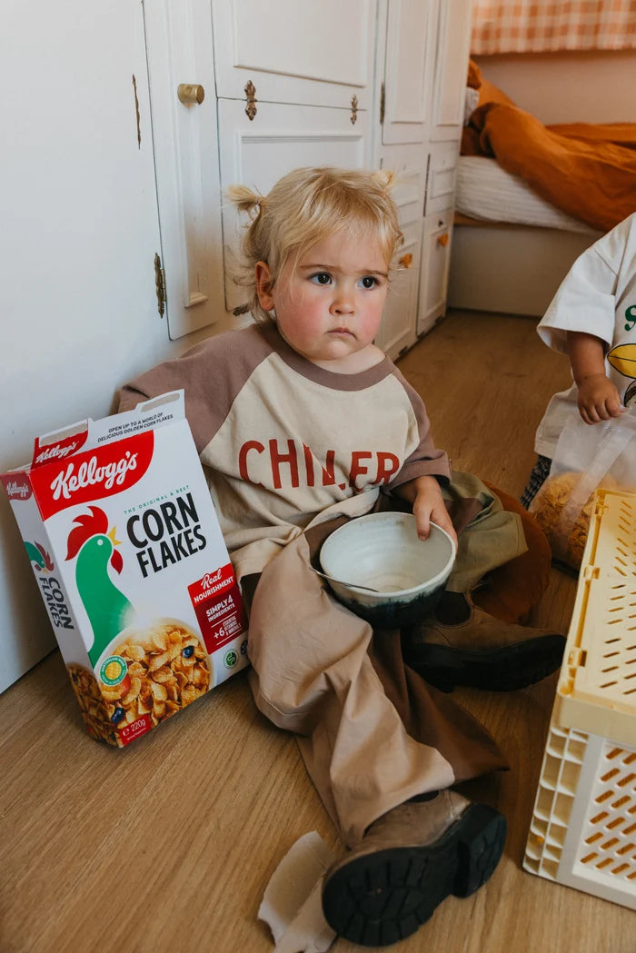 Chiller Kids Tee LIGHT BROWN