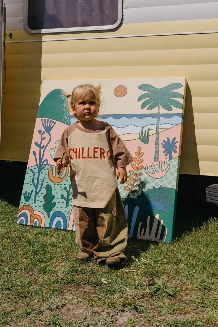 Chiller Kids Tee LIGHT BROWN