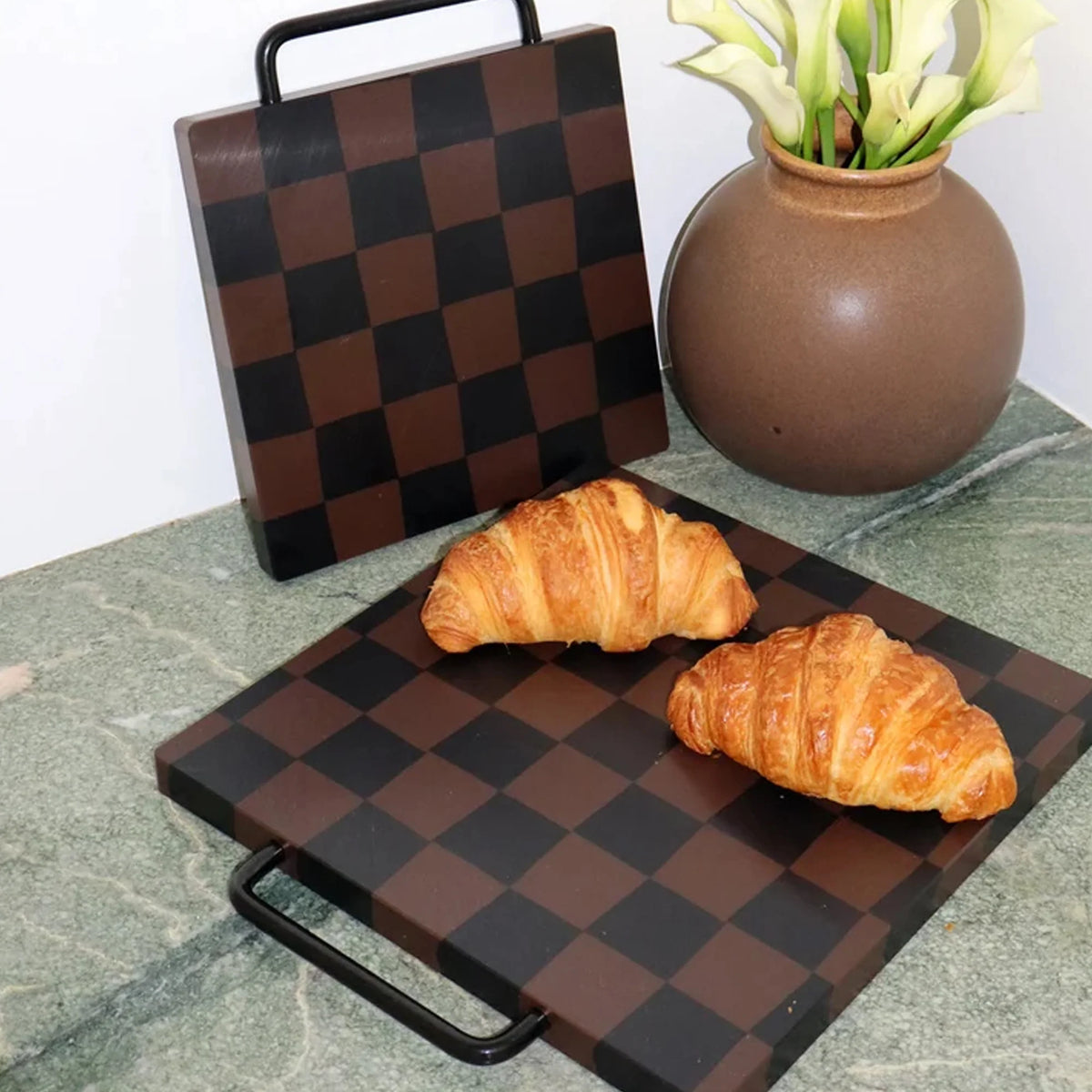 The Daily Chopping Board ESPRESSO CHECK GRANDE