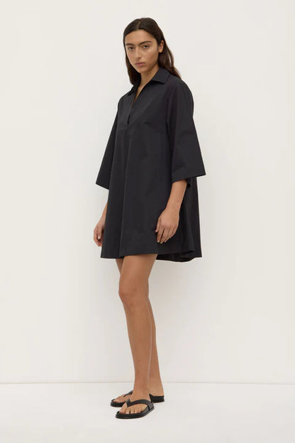 ASSEMBLY LABEL // Claire Mini Shirt Dress BLACK