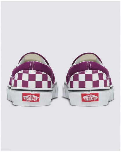 VANS // Classic Slip-On Checkered DARK PURPLE