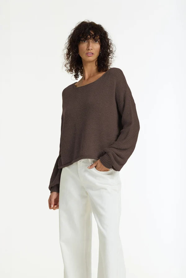 Close Sweater CHOCOLATE