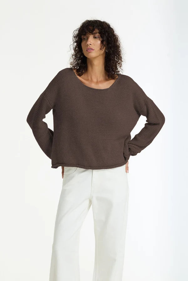 Close Sweater CHOCOLATE