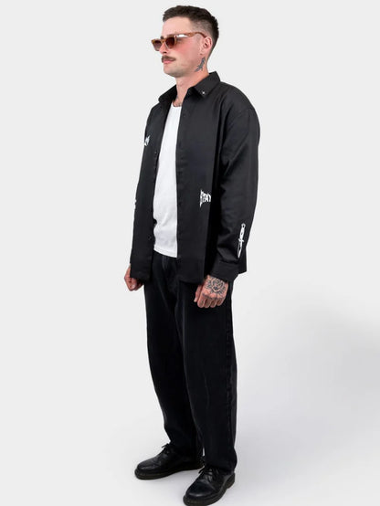 BILLY BONES // Club Ink LS Work Shirt BLACK