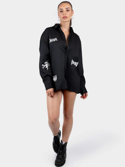 BILLY BONES // Club Ink LS Work Shirt BLACK