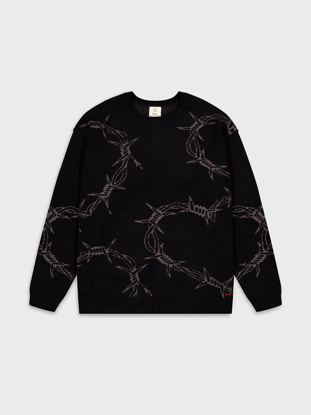 BILLY BONES // College Dropout Knit BLACK/GREY