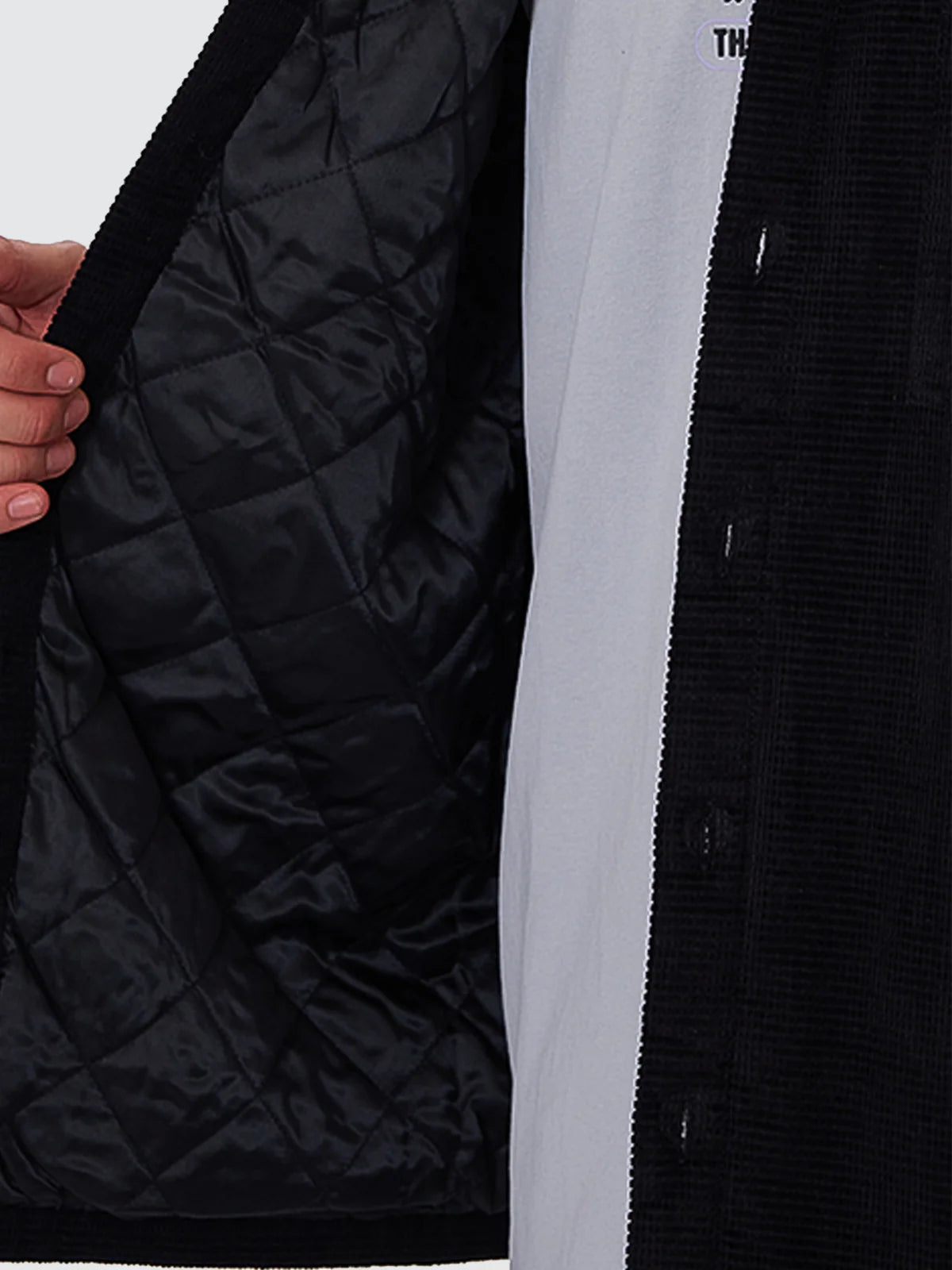 THRILLS // Connected Overshirt BLACK