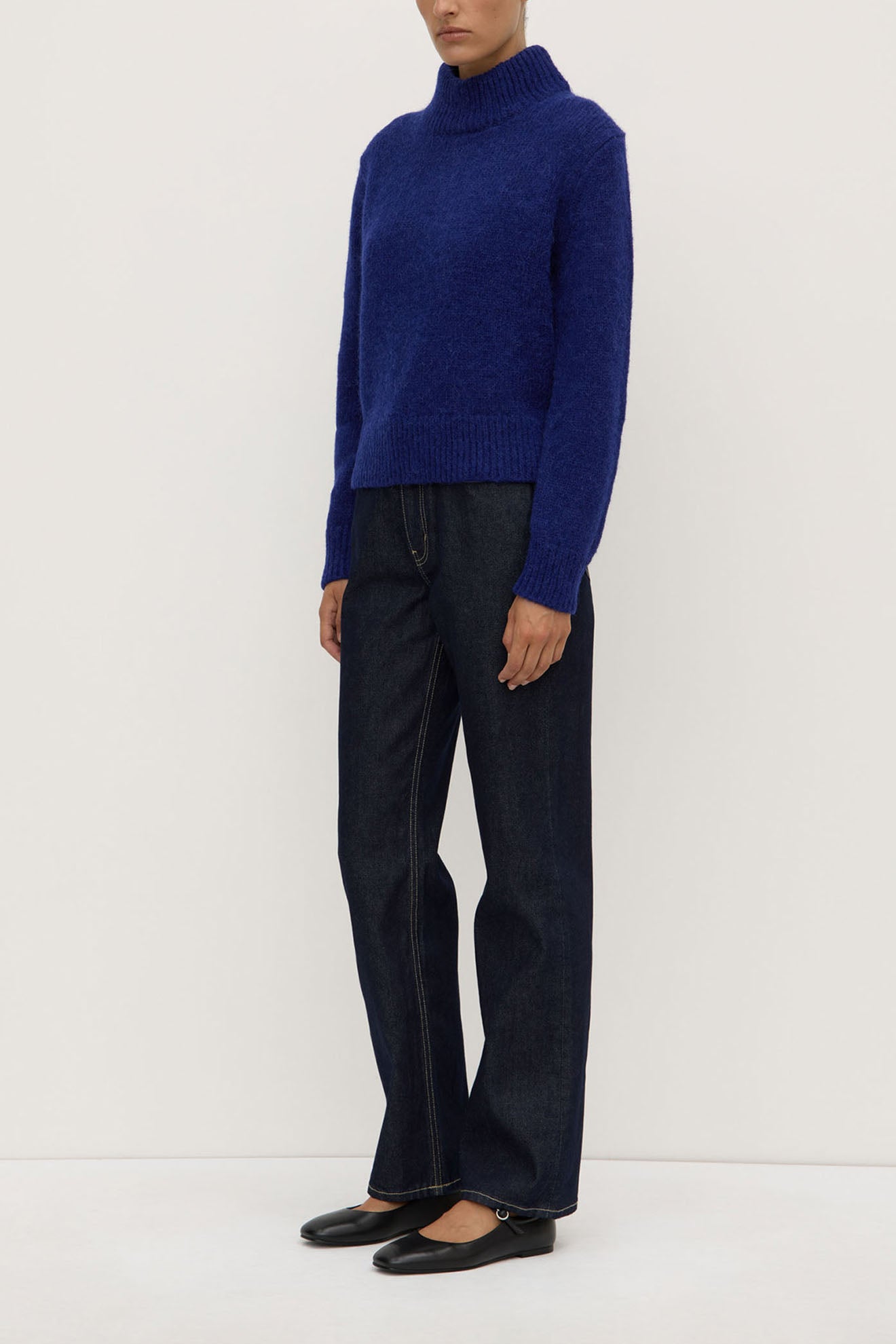 ASSEMBLY LABEL // Cosette Alpaca Wool Blend Knit INK