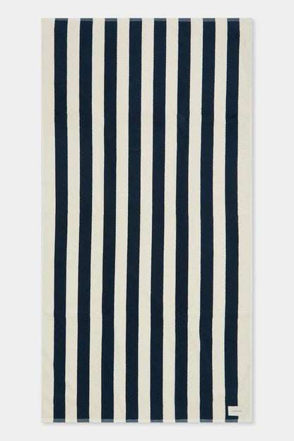 ASSEMBLY LABEL // Cotton Stripe Beach Towel NAVY CREAM