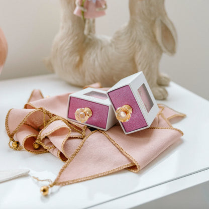 SILVER LININGS // Kids Cupcake Enamel Studs