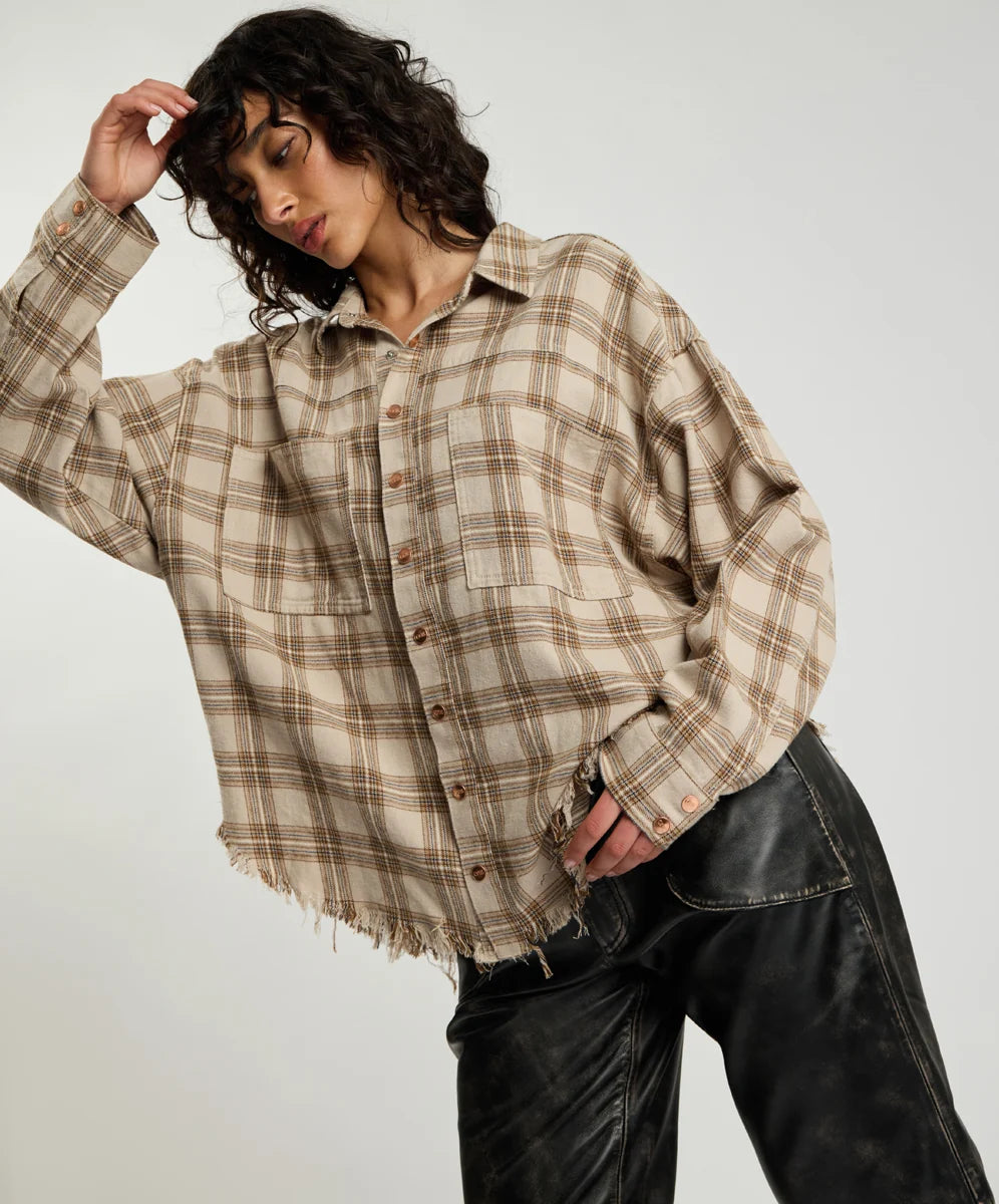 Daria Havana Flannel Shirt CHECK