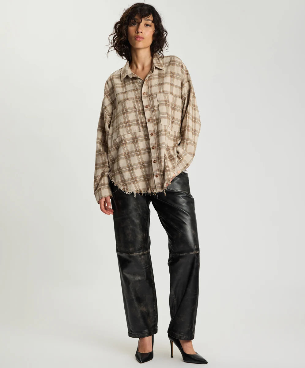 Daria Havana Flannel Shirt CHECK
