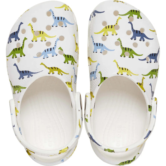 CROCS // KIDS Classic Clog DINOSAUR PRINT