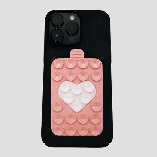 STICKY BESTIE // The Double Heart Bestie LIGHT PINK/WHITE