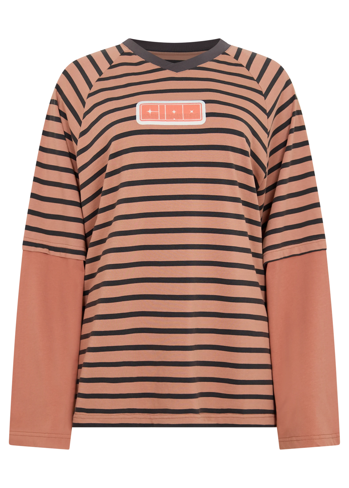 Double Trouble LS Tee PINK