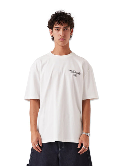BARNEY COOLS // DTD Tee WHITE