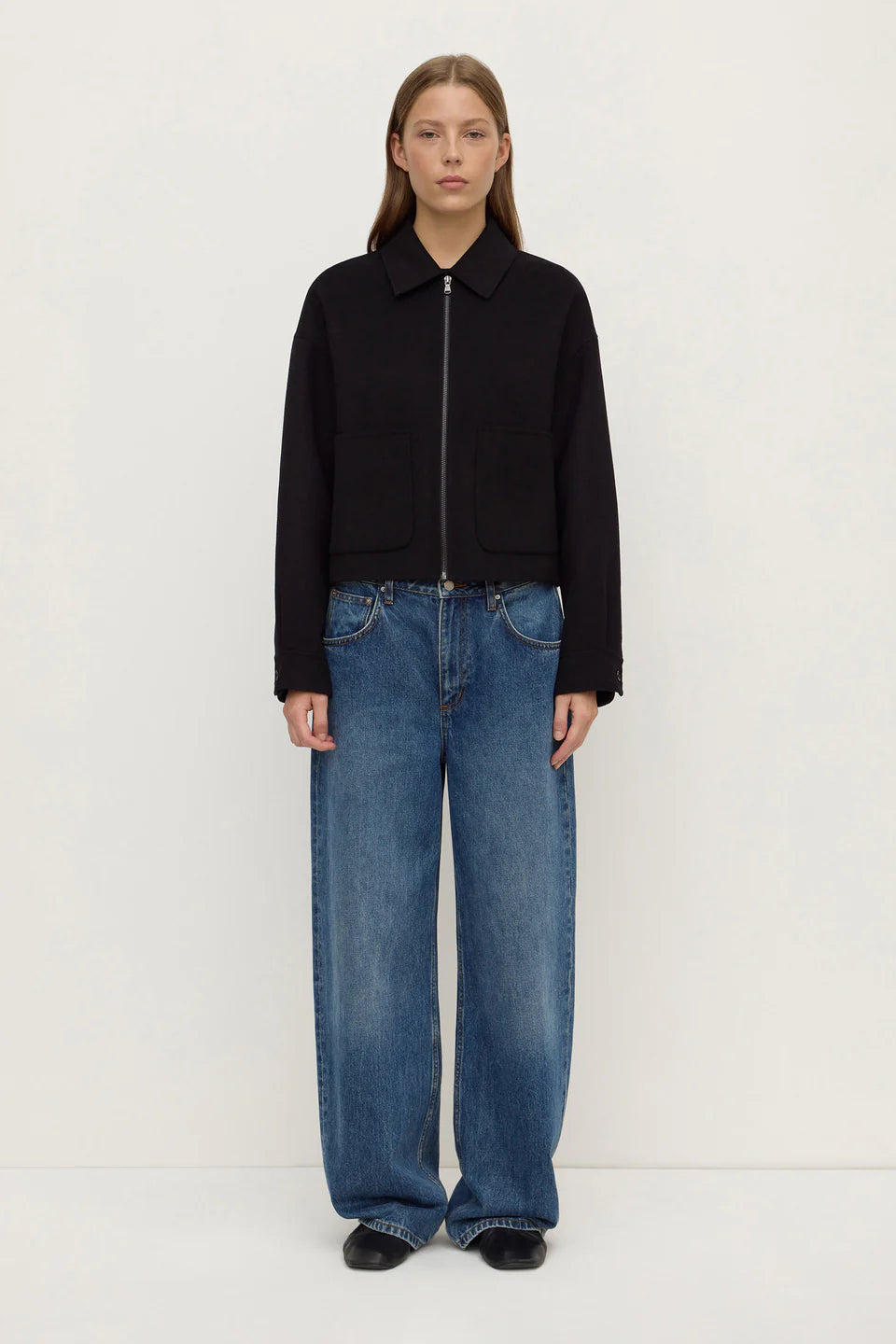 ASSEMBLY LABEL // Dallas Wool Jacket BLACK