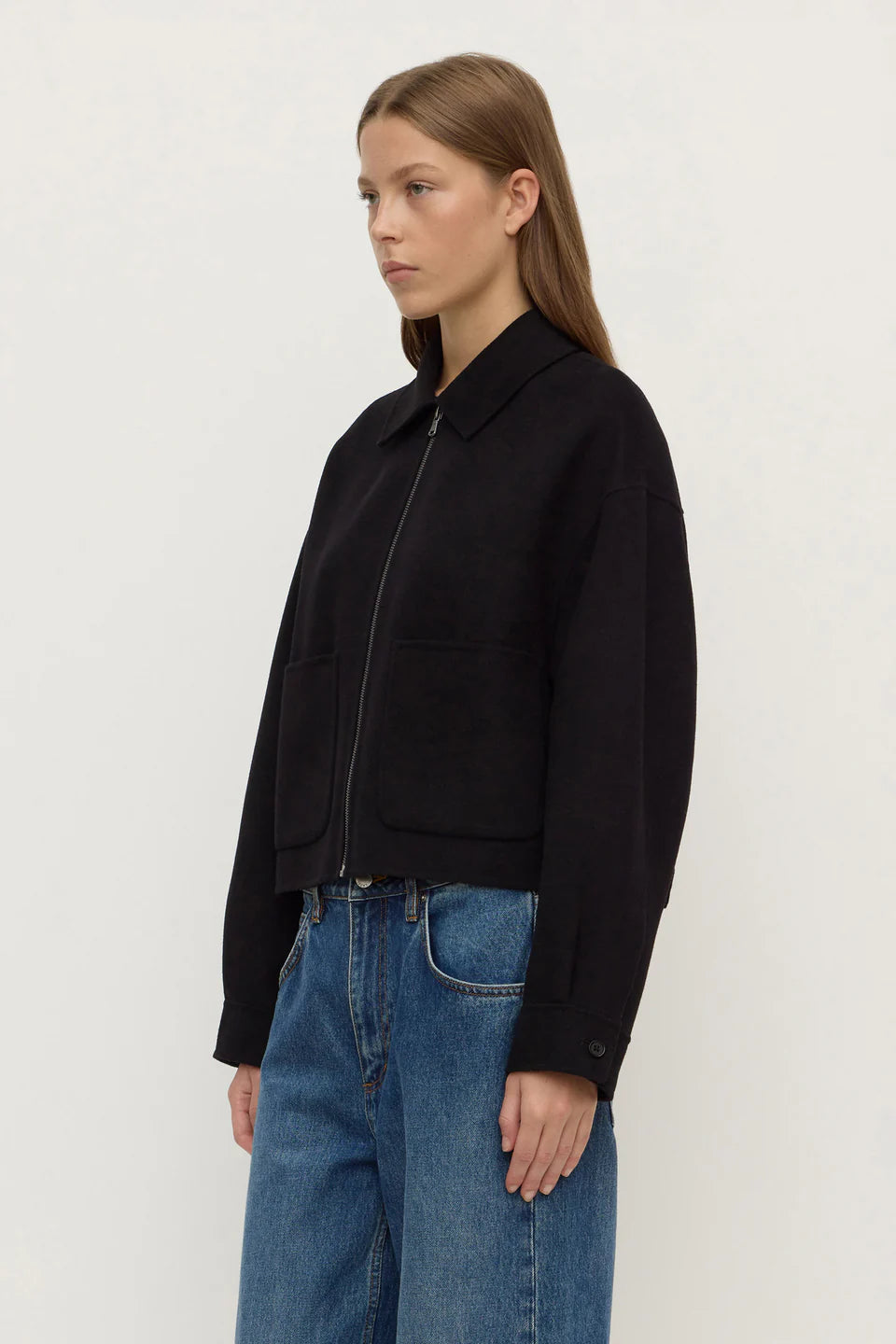 ASSEMBLY LABEL // Dallas Wool Jacket BLACK
