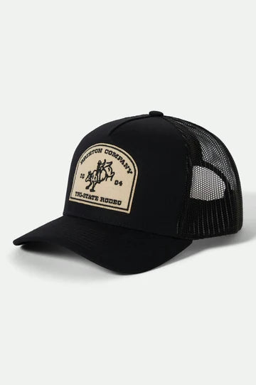 BRIXTON // Danforth C MP Trucker Hat BLACK/BLACK