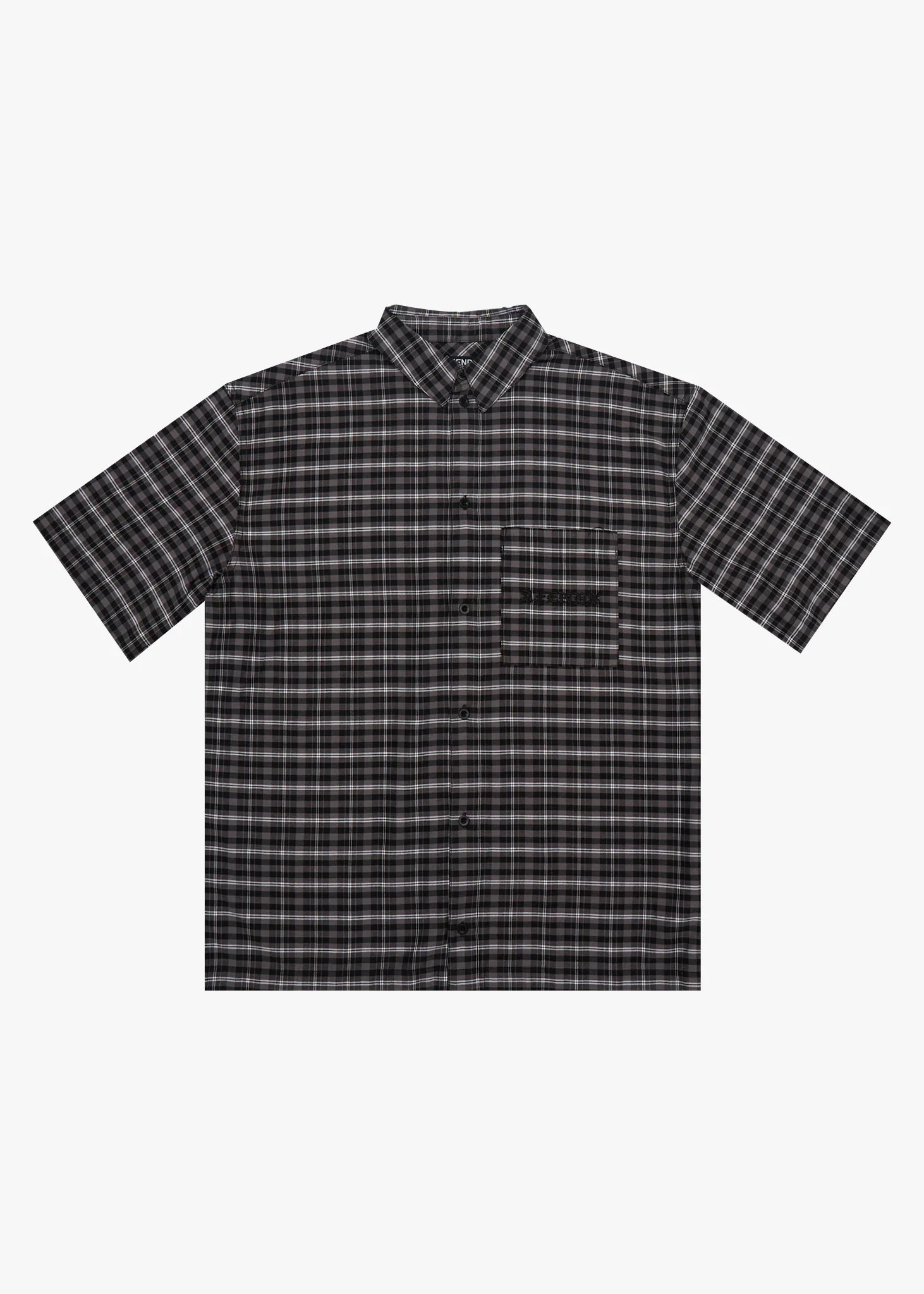 AFENDS // Darkness SS Shirt BLACK CHECK