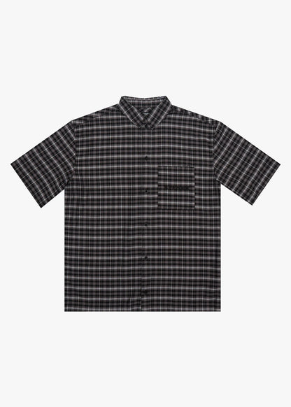 AFENDS // Darkness SS Shirt BLACK CHECK