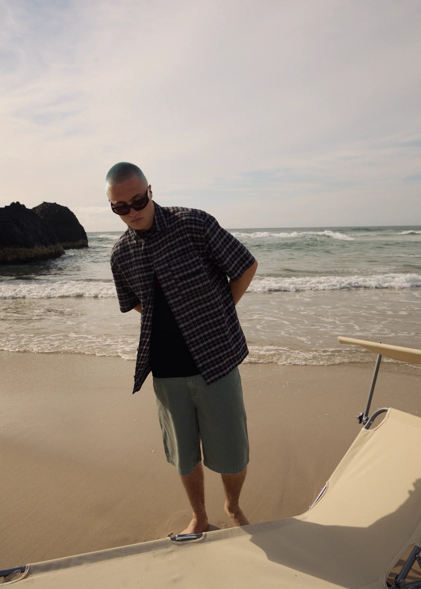 AFENDS // Darkness SS Shirt BLACK CHECK