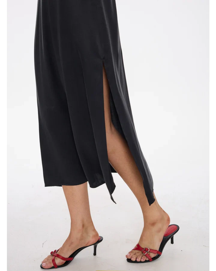 Dion Lace Maxi Dress BLACK