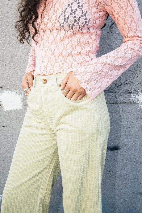 BRIXTON // Dolly Slim LS Knit Tee MELLOW ROSE
