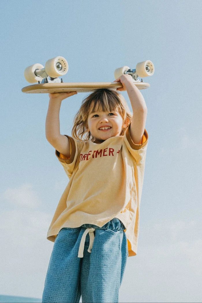 Dreamer Kids Tee SOFT MUSTARD