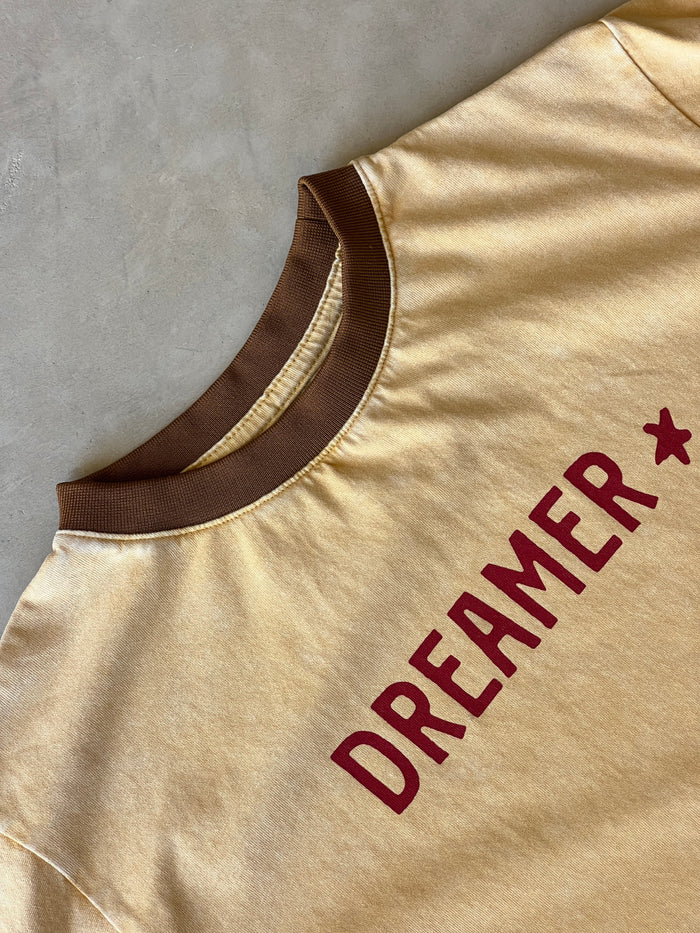 Dreamer Kids Tee SOFT MUSTARD