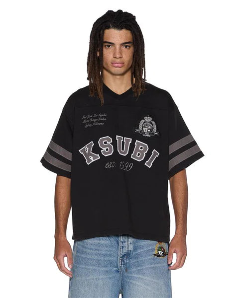 KSUBI // Duke SS Jersey BLACK/CHARCOAL