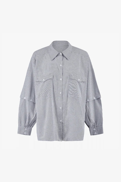 COMMONPLACE // Eastern Shirt BLACK/WHITE