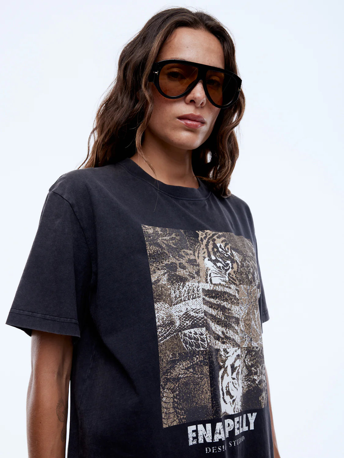 ENA PELLY // Mixed Animal Tee