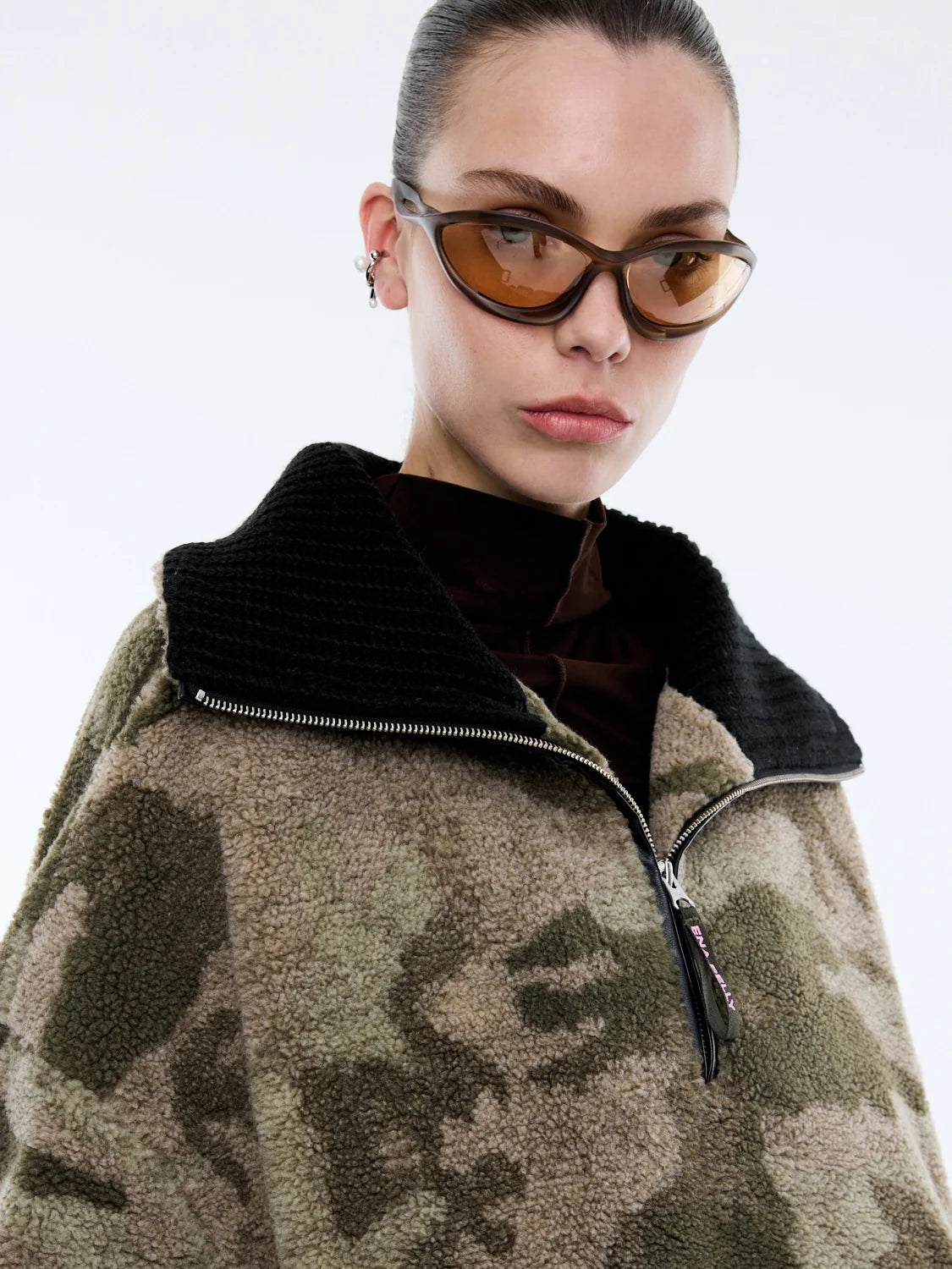 ENA PELLY // Winnie QTR Zip CAMO
