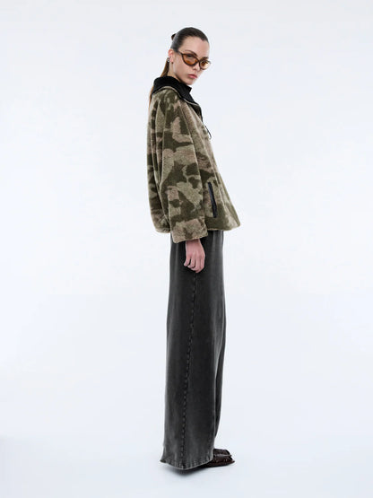 ENA PELLY // Winnie QTR Zip CAMO