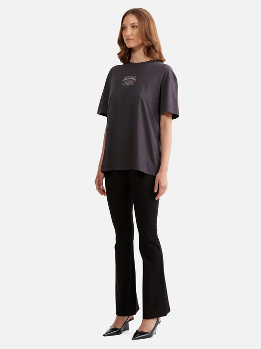 ENA PELLY // Luna OS Racer Tee VINTAGE BLACK
