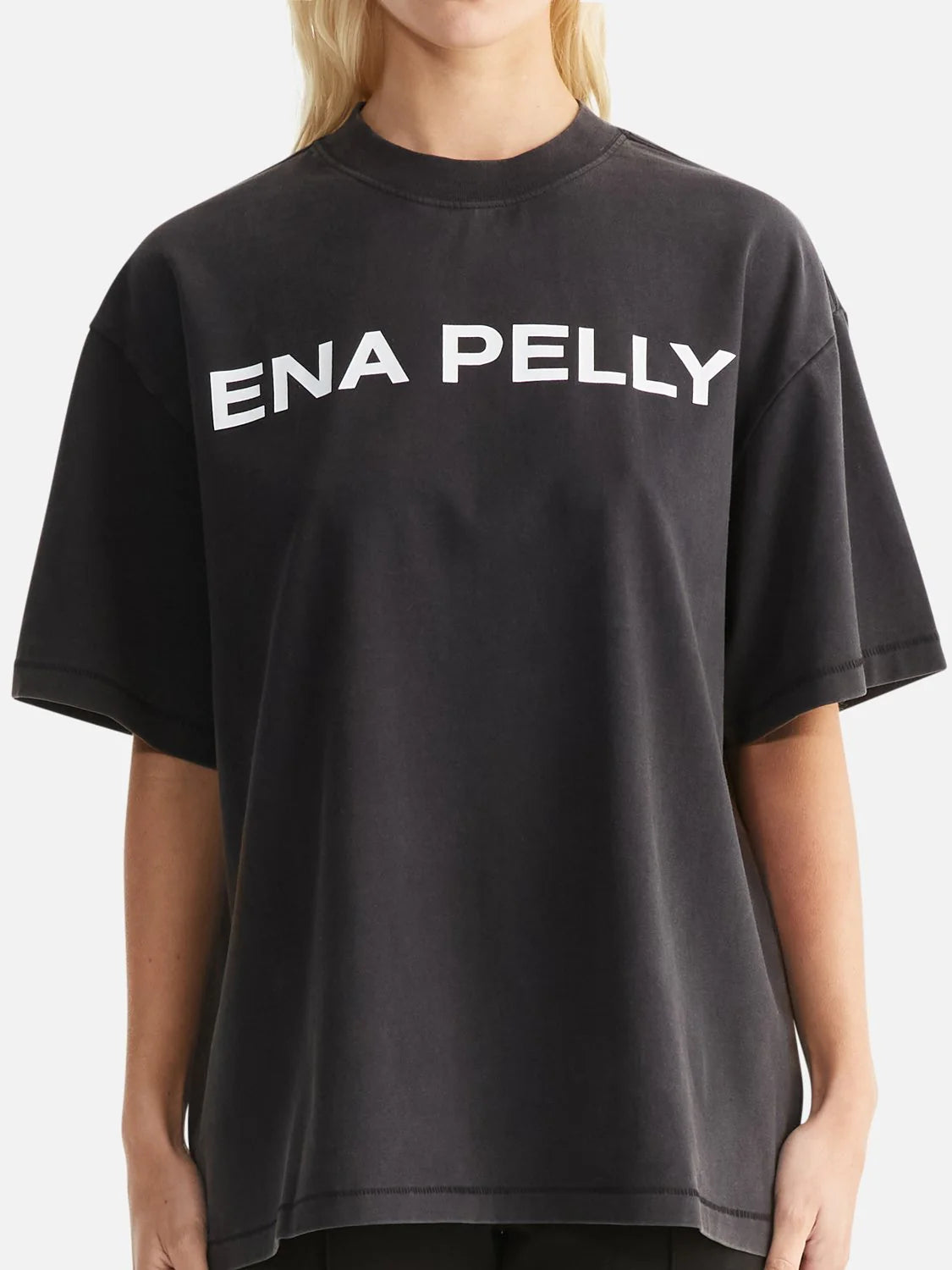 ENA PELLY // Chloe OS Core Logo Tee VINTAGE BLACK