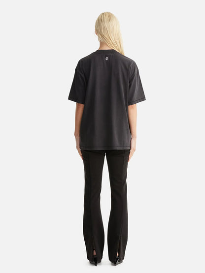 ENA PELLY // Chloe OS Core Logo Tee VINTAGE BLACK