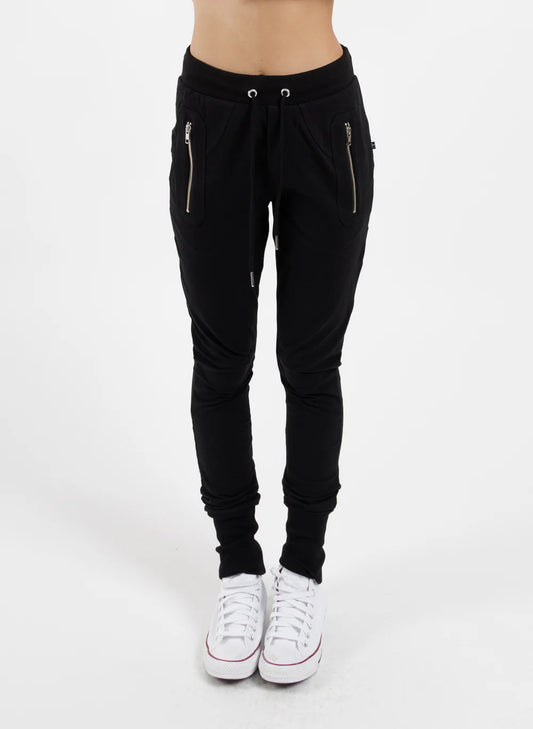 FEDERATION // Escape Trackies Silver Zips BLACK