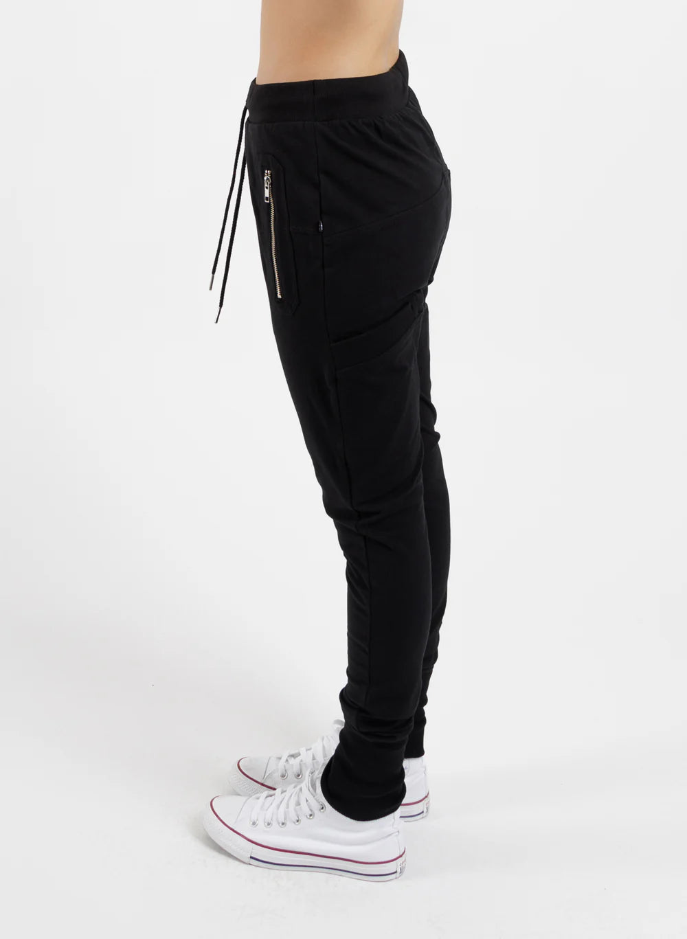 FEDERATION // Escape Trackies Silver Zips BLACK