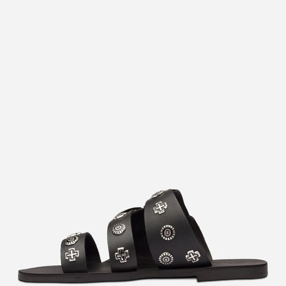 SOL SANA // Eastwood Slide BLACK SILVER