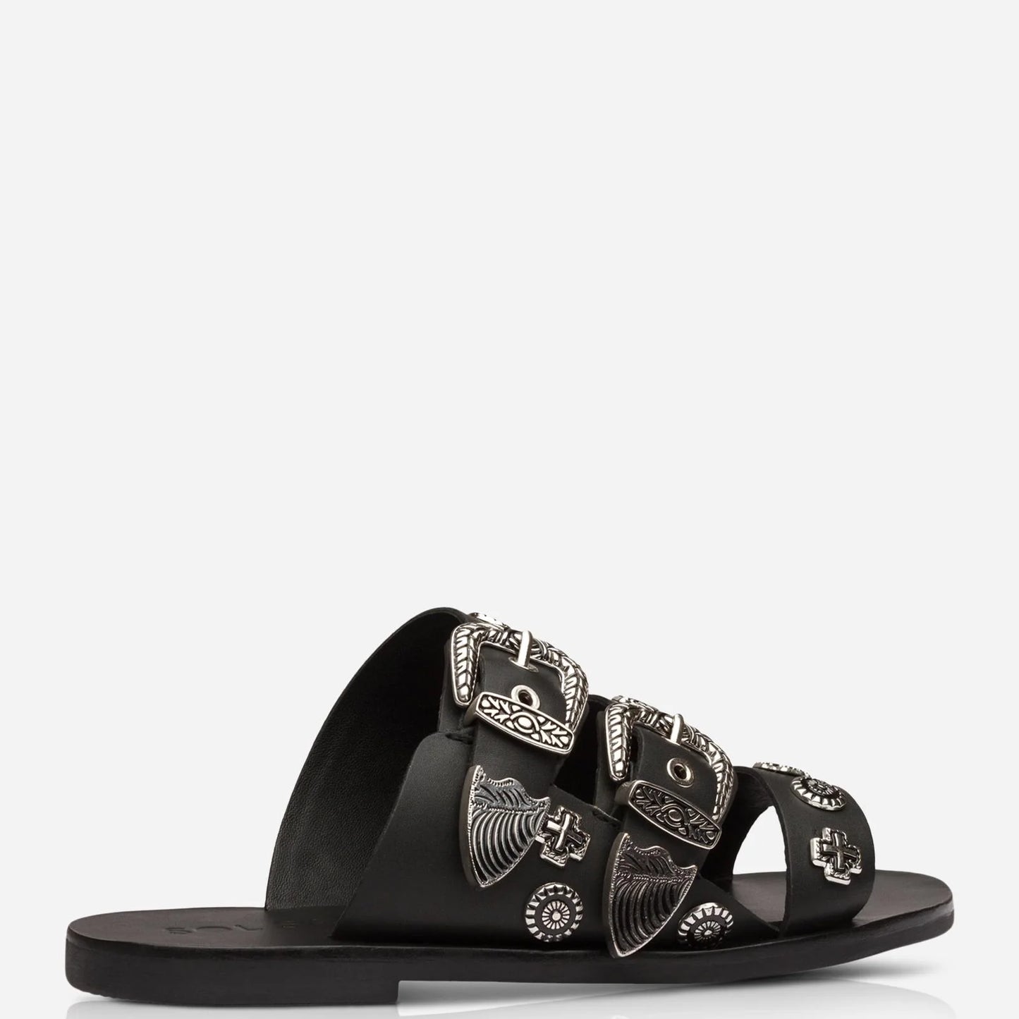 SOL SANA // Eastwood Slide BLACK SILVER