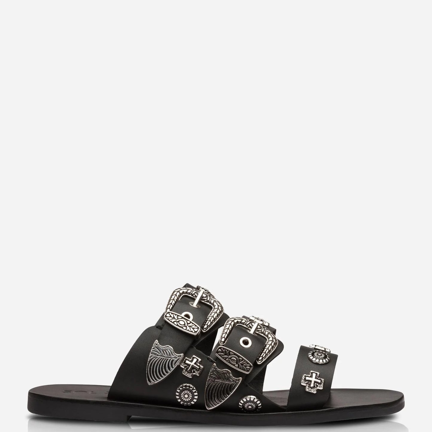 SOL SANA // Eastwood Slide BLACK SILVER
