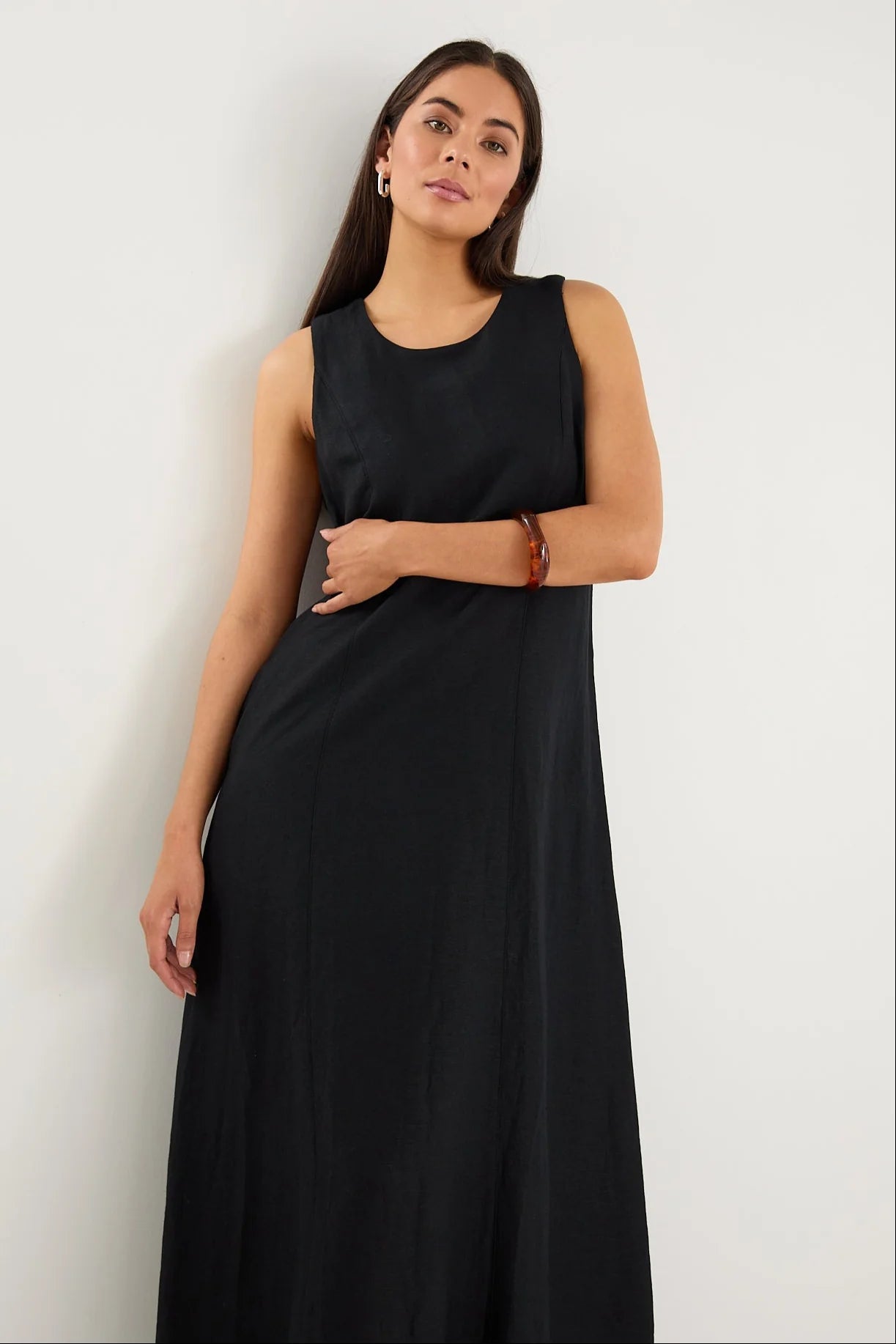 RE:UNION LABEL // Easygoing Midi Dress BLACK