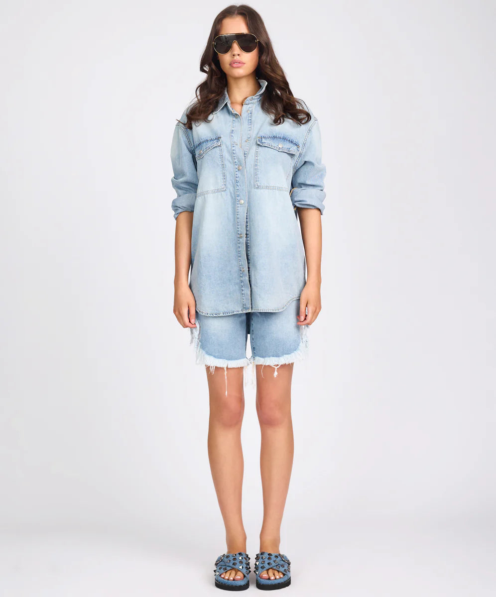ONE TEASPOON // Essential Denim Shirt SANTA CRUISE