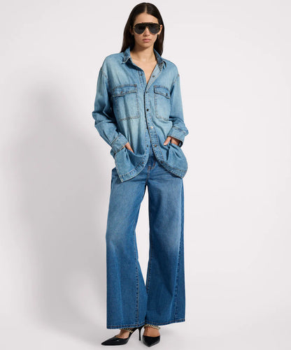ONE TEASPOON // Essential Denim Shirt BLUE CRUSH