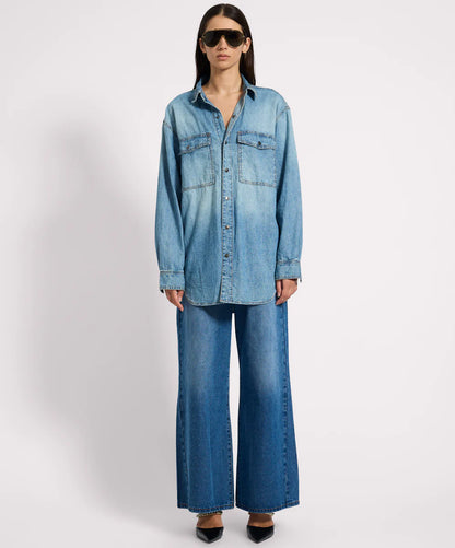 ONE TEASPOON // Essential Denim Shirt BLUE CRUSH